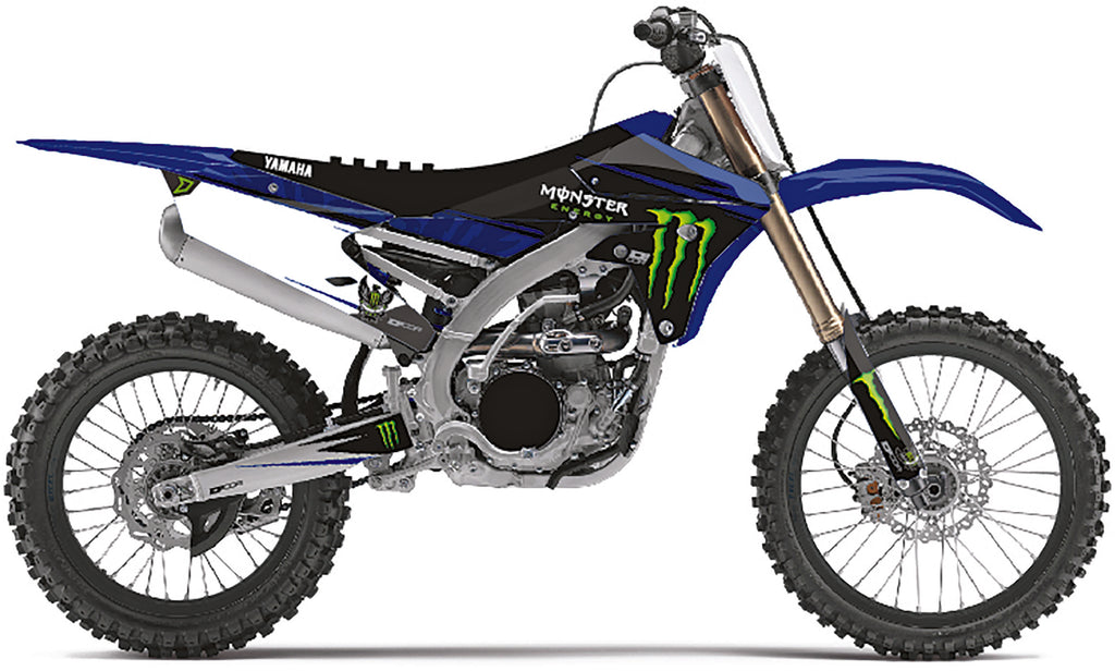 D'COR MONSTER ENERGY COMPLETE GRAPHIC KIT WHITE BACKGROUND 20-50-252