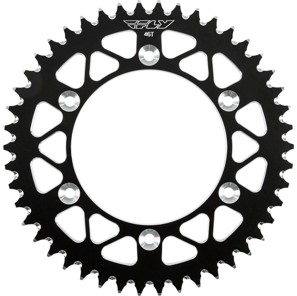 FLY RACING SPROCKET REAR 46T BLACK 316-46 BLK-atv motorcycle utv parts accessories gear helmets jackets gloves pantsAll Terrain Depot