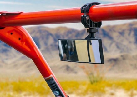 OPEN TRAIL 9" CLAMP REAR VIEW MIRROR PSU9M