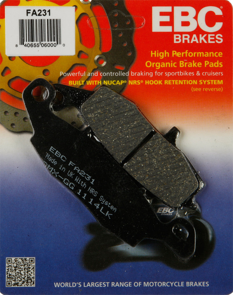 EBC BRAKE PADS FA231-atv motorcycle utv parts accessories gear helmets jackets gloves pantsAll Terrain Depot