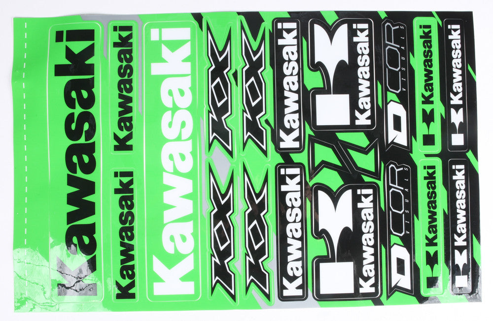 D'COR MONSTER KAWASAKI DECAL SHEET 40-20-101