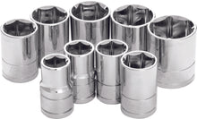Load image into Gallery viewer, PERFORMANCE 9 PC 1/2" SAE SOCKET SET SHALLOW W32002