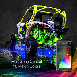 XK GLOW 8PC RGB ROCK LIGHT XK-ROCK-ADV