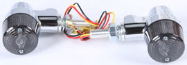 K&S STYLE 3 LED TURN SIGNAL CHROME W/SMOKE LENS 26-8605-atv motorcycle utv parts accessories gear helmets jackets gloves pantsAll Terrain Depot
