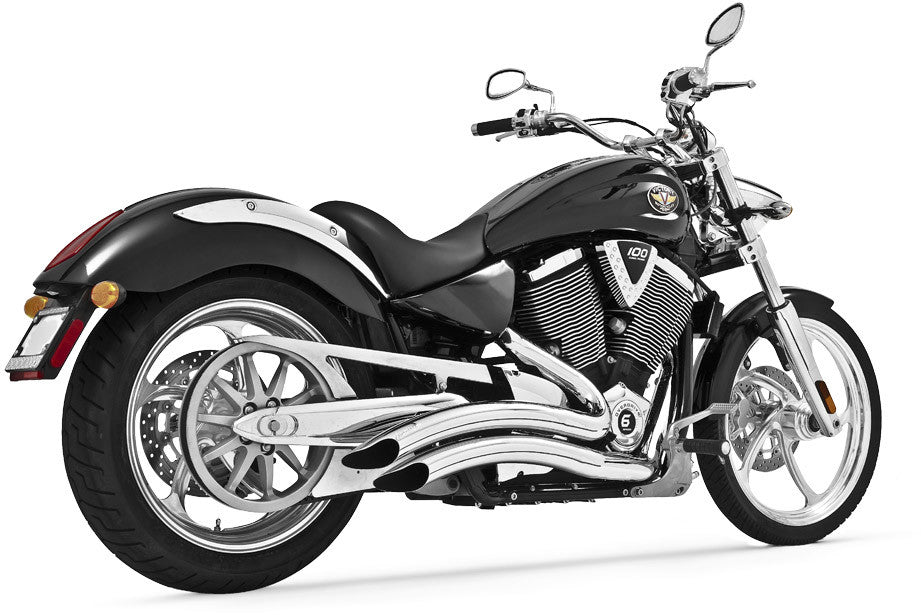 FREEDOM RACING TRUE DUALS 4" CHROME W/CHROME TIPS MV00013