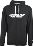 FLY RACING FLY CORPORATE ZIP UP HOODIE BLACK SM 354-0190S