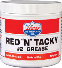 Load image into Gallery viewer, LUCAS RED 'N' TACKY #2 GREASE 1LB TUB 10574