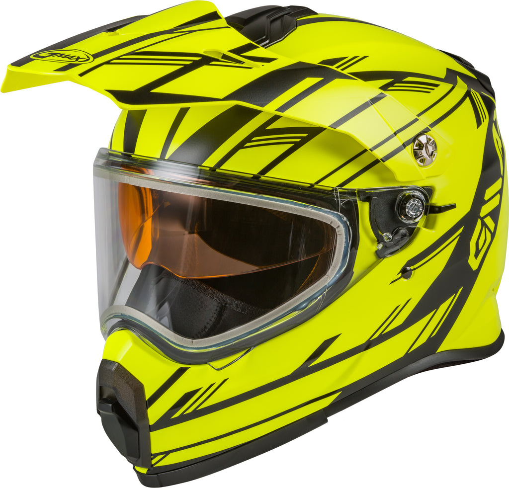 AT-21S ADVENTURE EPIC SNOW HELMET MATTE HI-VIS/BLACK LG-atv motorcycle utv parts accessories gear helmets jackets gloves pantsAll Terrain Depot