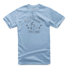 Load image into Gallery viewer, ALPINESTARS YOUTH SCHOOL TEE CAROLINA BLUE LG 3038-72012-720-L