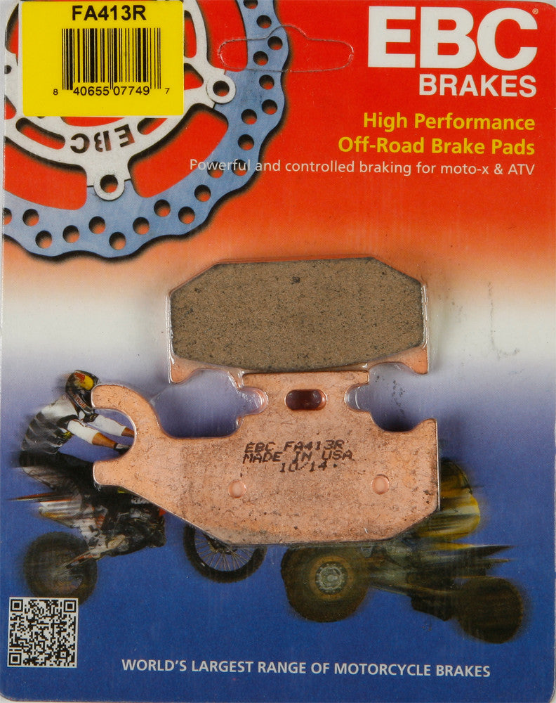 EBC BRAKE PADS FA413R-atv motorcycle utv parts accessories gear helmets jackets gloves pantsAll Terrain Depot