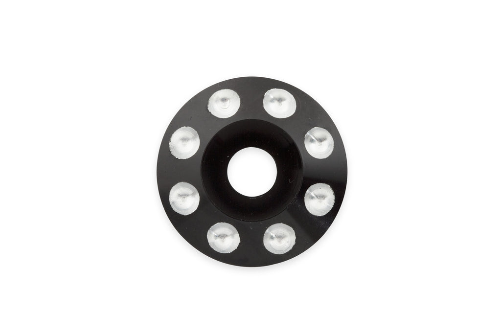 BAGGERNATION AXLE W/DOMINO CAPS BLACK 08-UP 25MM YAXLE-08-DM-B