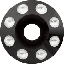 Load image into Gallery viewer, BAGGERNATION AXLE W/DOMINO CAPS BLACK 00-07 FLT YAXLE-07-DM-B