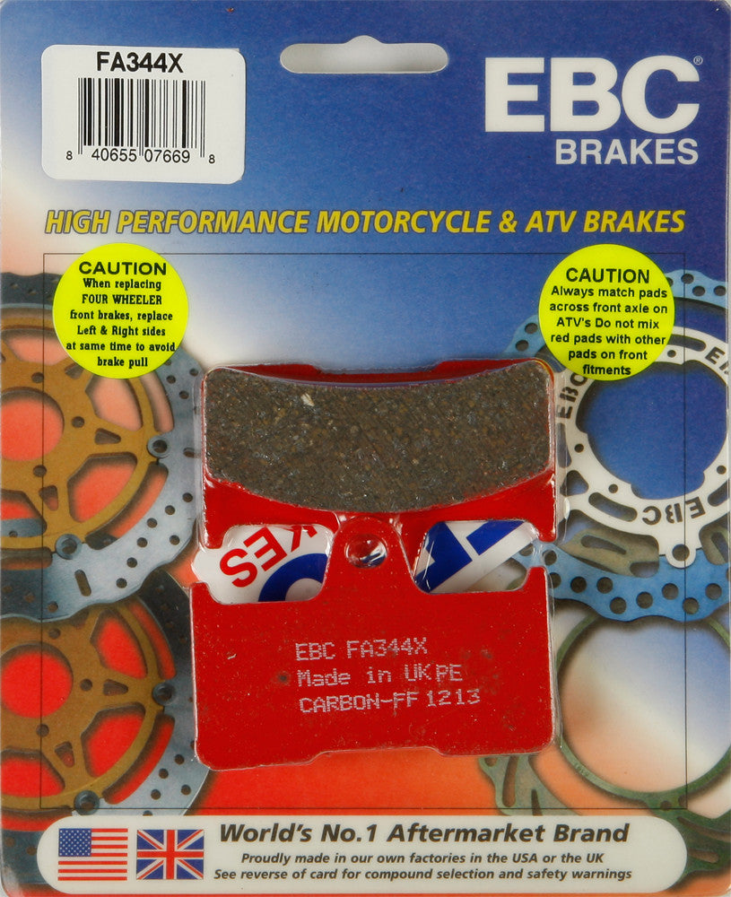 EBC BRAKE PADS FA344X-atv motorcycle utv parts accessories gear helmets jackets gloves pantsAll Terrain Depot