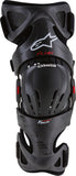ALPINESTARS FLUID TECH CARBON KNEE BRACE RIGHT BLACK/RED/WHITE XL-2X 6500316-1430-LXX