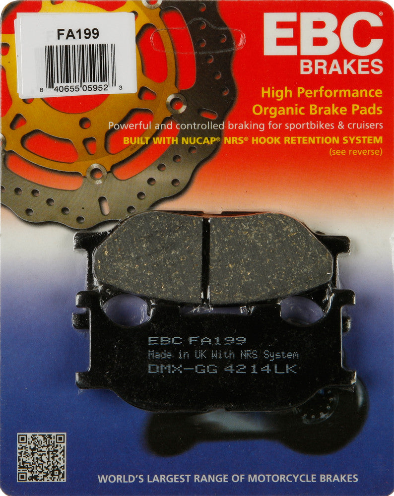 EBC BRAKE PADS FA199-atv motorcycle utv parts accessories gear helmets jackets gloves pantsAll Terrain Depot