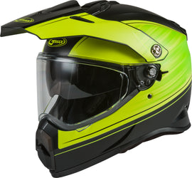 GMAX AT-21 ADVENTURE RALEY HELMET MATTE BLACK/HI-VIS LG G1211746