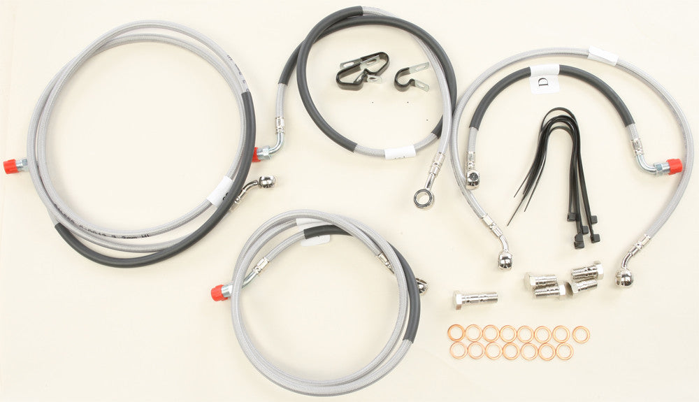 GALFER 2 LINE FRONT BRAKE LINE KIT FK003D813-5