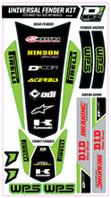 Load image into Gallery viewer, D'COR TRIM KIT GREEN WPS UNIVERSAL FOR FULL SIZE MOTORCYCLES 15-20-102
