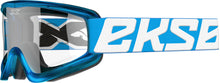 Load image into Gallery viewer, EKS BRAND FLAT-OUT GOGGLE LIQUID CYAN W/CLEAR LENS 067-60400