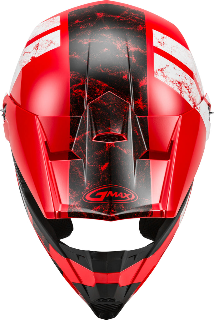 GMAX YOUTH MX-46Y OFF-ROAD DOMINANT HELMET RED/BLACK/WHITE YS G3464750