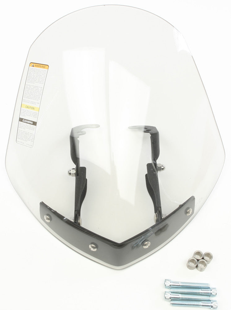 NATIONAL CYCLE GLADIATOR WINDSHIELD W/BLACK MOUNTS (LIGHT TINT) N2714