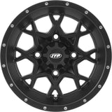 ITP HURRICANE 15X7 4/137 5+2 BLACK 1528645536B