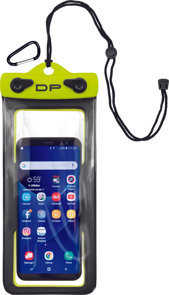 KWIK TEK PHONE CASE 4"W X 8"L LEMON LIME DP-48LL