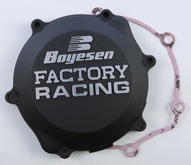 BOYESEN FACTORY RACING CLUTCH COVER BLACK CC-30B