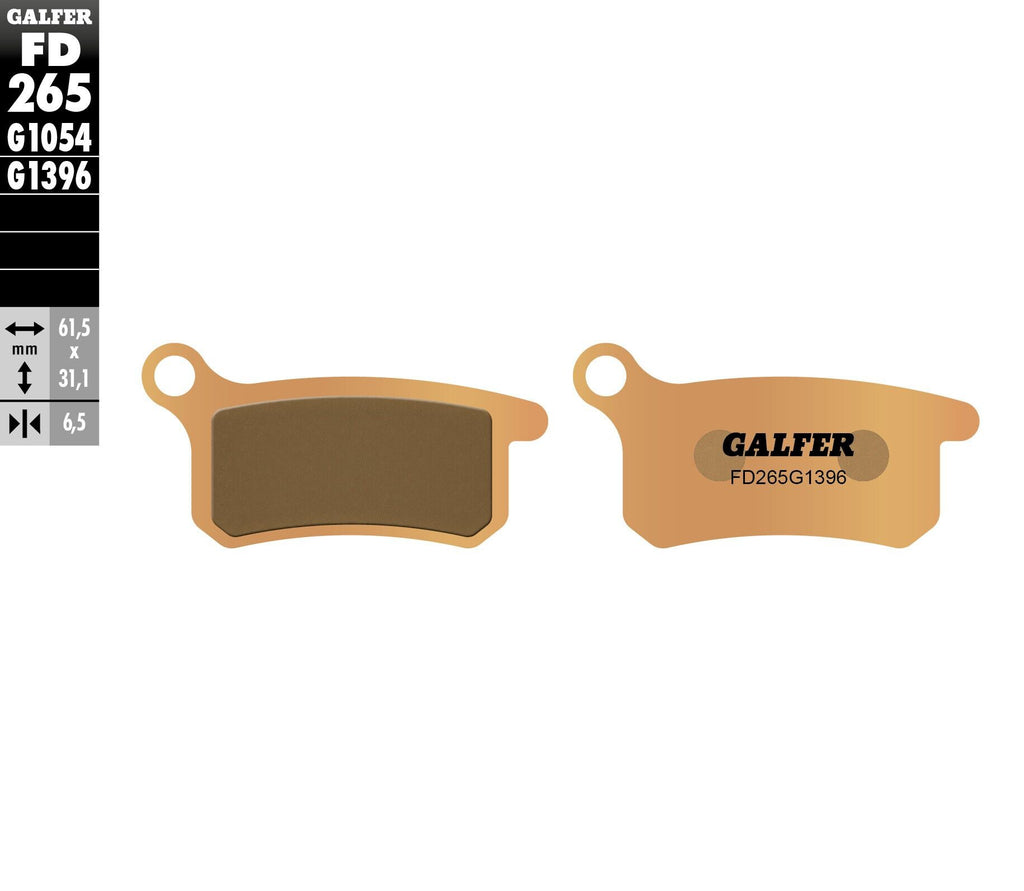GALFER BRAKE PADS SINTERED FD265G1396 FD265G1396