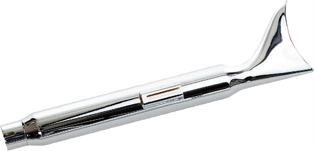 PAUGHCO 2.5" FISHTAIL MUFFLER 22.5" RIGHT MOUNTING SLIDER 608S