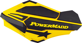 POWERMADD SENTINAL HANDGUARDS (SUZUKI YELLOW/BLACK) 34406-atv motorcycle utv parts accessories gear helmets jackets gloves pantsAll Terrain Depot