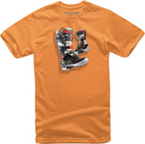 ALPINESTARS YOUTH TECH 7 BOOT TEE ORANGE LG 3019-72008-40-L