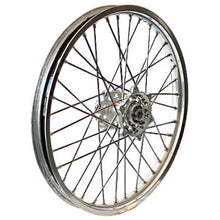 Load image into Gallery viewer, DUBYA REAR WHEEL SET 2.15X18 SILVER HUB SILVER RIM 56-4155SS