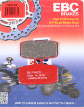 Load image into Gallery viewer, EBC BRAKE PADS FA612X-atv motorcycle utv parts accessories gear helmets jackets gloves pantsAll Terrain Depot