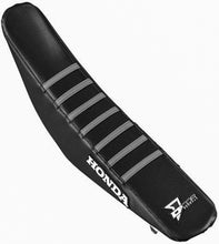Load image into Gallery viewer, D'COR SEAT COVER BLACK/GREY RIBS 30-10-477