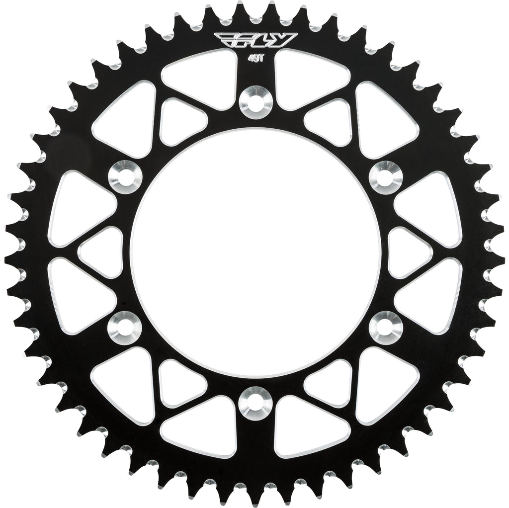 FLY RACING SPROCKET REAR 49T BLACK BETA-49 BLK