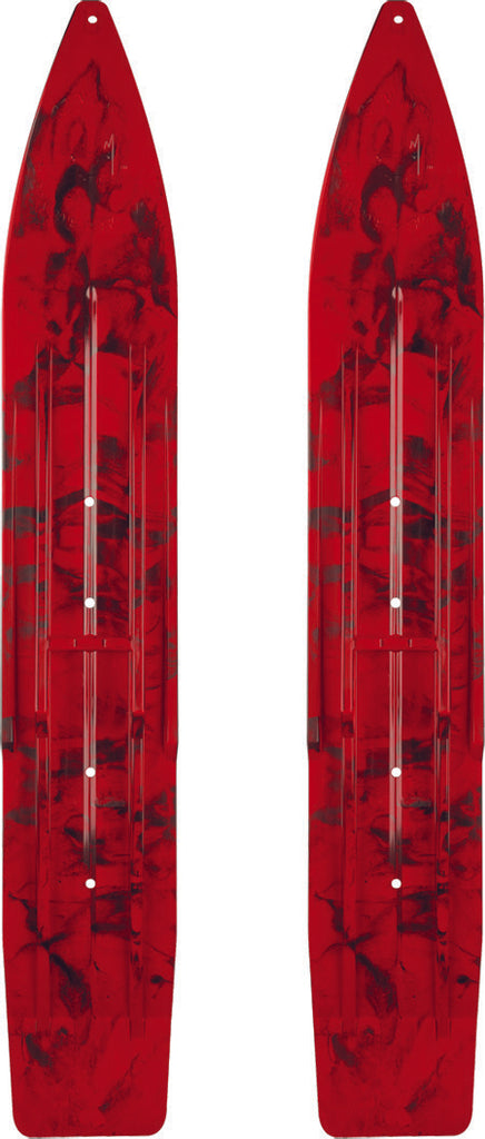 SLYDOG PR/ SLY DOG POWDERHOUND SKI 7" SWIRL BLACK/RED PH7SWRBLKRED