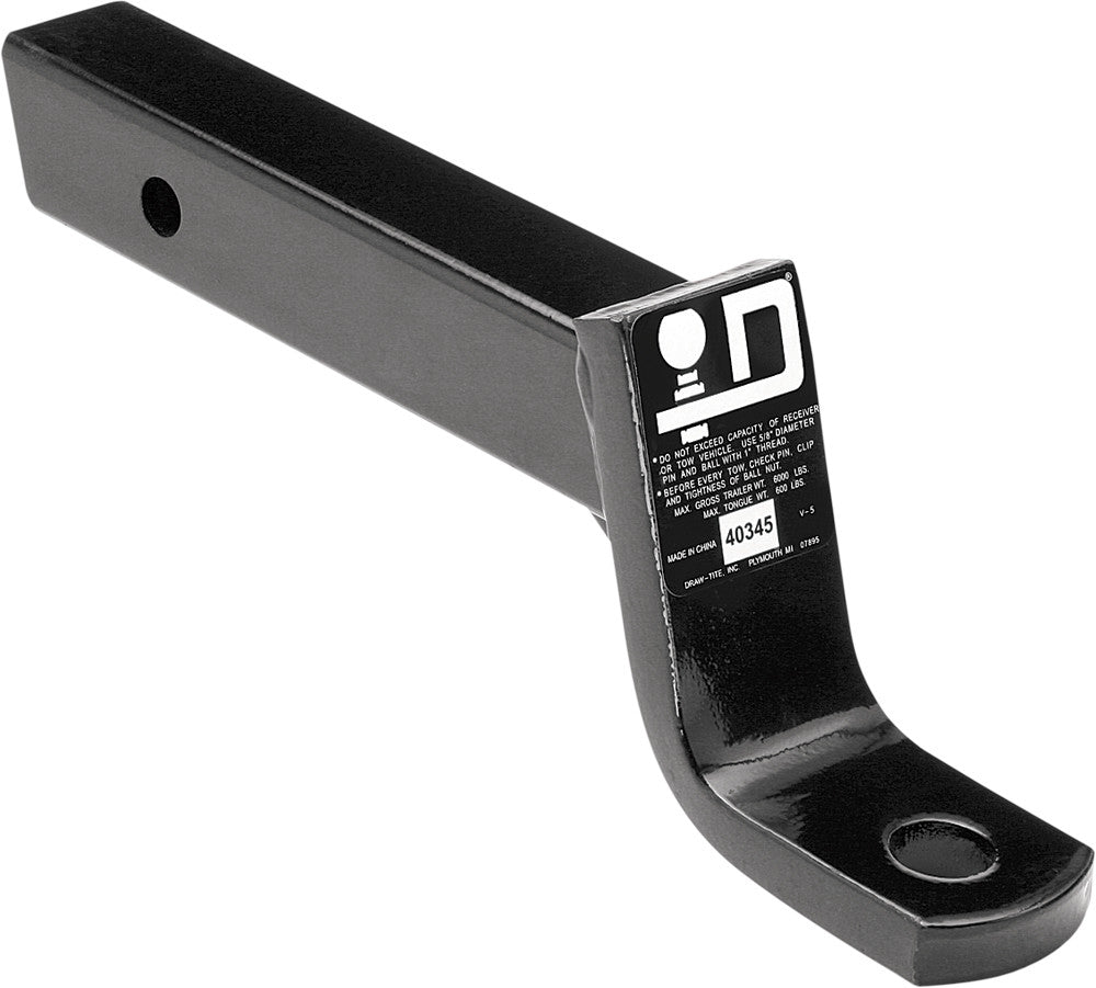 DRAW-TITE BALL MNT 4" DROP 2 3/4" RISE 2" CLASS III 1" HOLE 40345