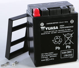 YUASA BATTERY YTX14AH SEALED FACTORY ACTIVATED YUAM72H4A-atv motorcycle utv parts accessories gear helmets jackets gloves pantsAll Terrain Depot