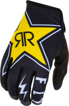 Load image into Gallery viewer, FLY RACING LITE ROCKSTAR GLOVES BLACK/WHITE SZ 10 373-01310