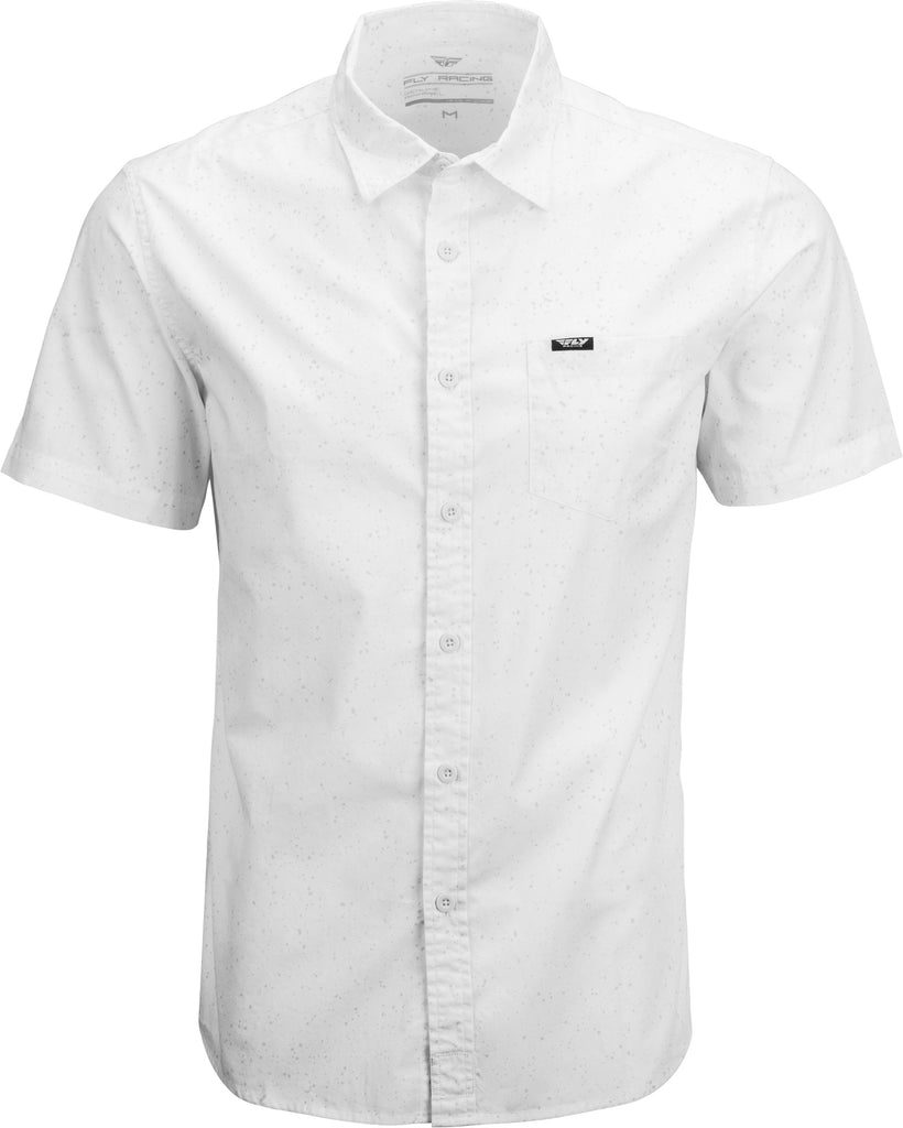 FLY RACING FLY BUTTON UP SHIRT WHITE 2X 352-62052X