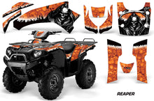 Load image into Gallery viewer, ATV Graphics Kit Quad Decal Wrap For Kawasaki Brute Force 750i 2005-2011 REAPER ORANGE-atv motorcycle utv parts accessories gear helmets jackets gloves pantsAll Terrain Depot