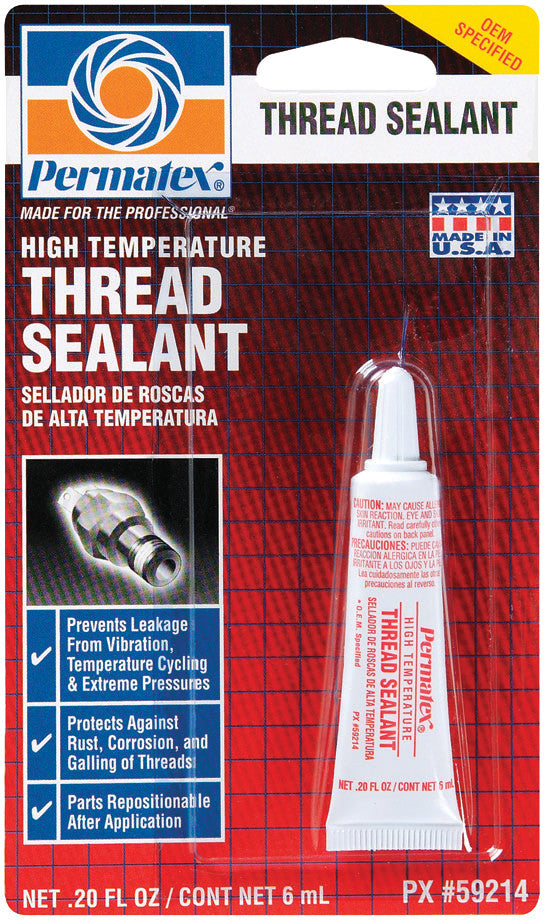PERMATEX HIGH TEMPERATURE THREAD SEALAN SEALANT 50ML 59235