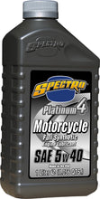 Load image into Gallery viewer, SPECTRO PLATINUM M/C FULL SYN 4T 5W40 1 LT L.SP454