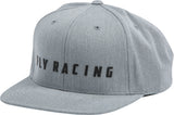 FLY RACING FLY LOGO HAT BLACK HEATHER 351-0963