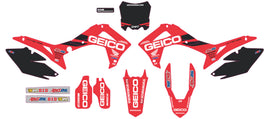 D'COR COMPLETE KIT 19 GEICO HONDA CRF 250 BLACK BG 20-10-849