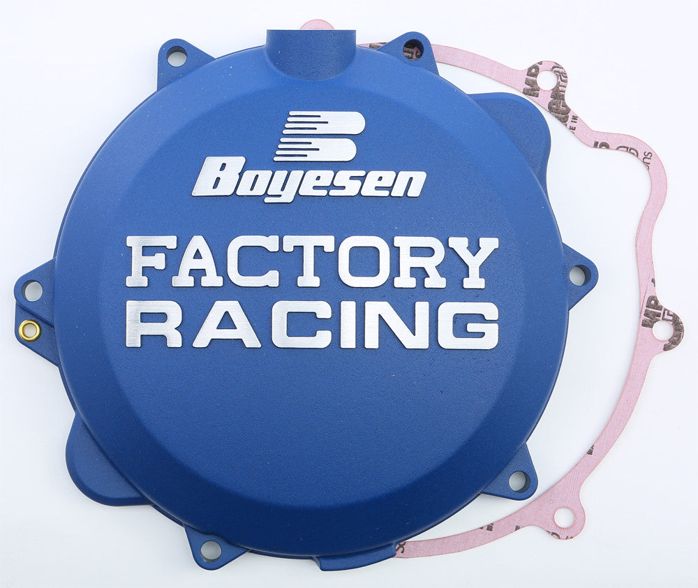 BOYESEN FACTORY RACING CLUTCH COVER BLUE CC-42AL