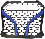 MODQUAD FRONT GRILL BLUE POL RZR S WITH OUT 10