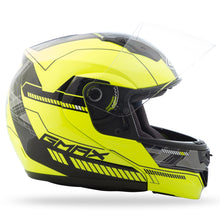 Load image into Gallery viewer, GMAX MD-04 MODULAR HELMET HI-VIS/BLACK XS G1041683 TC-24