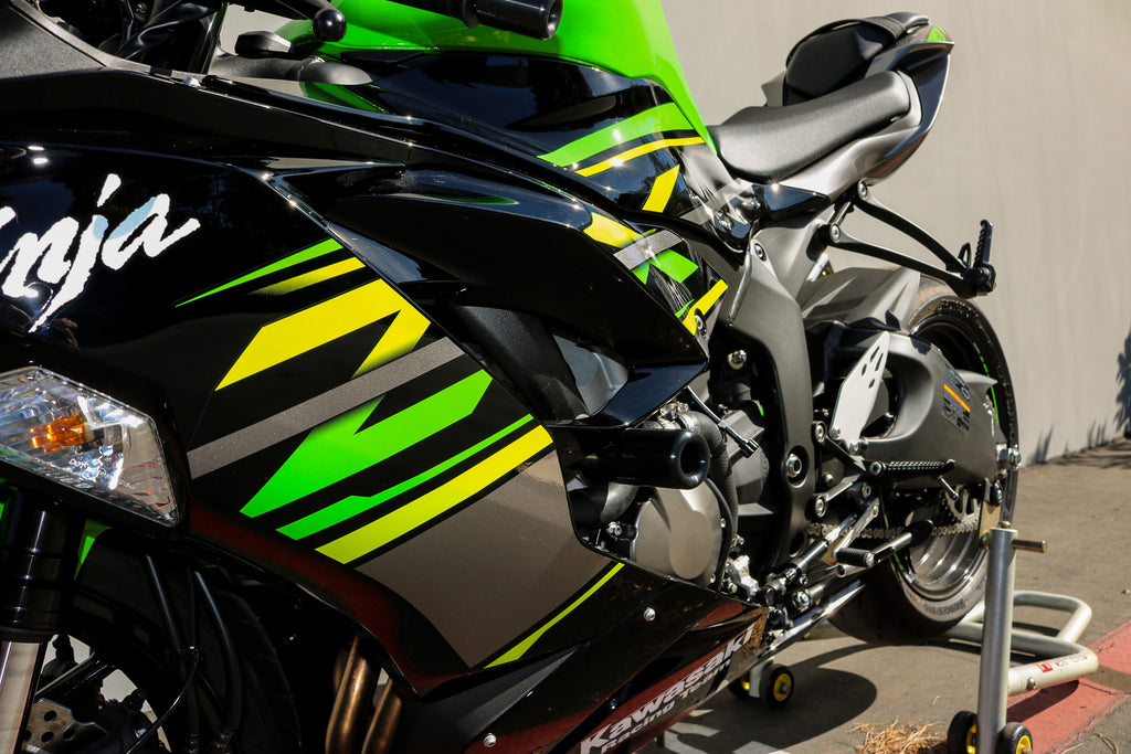 SHOGUN PR/FRAME SLIDERS BLACK KAWASAKI 750-4459